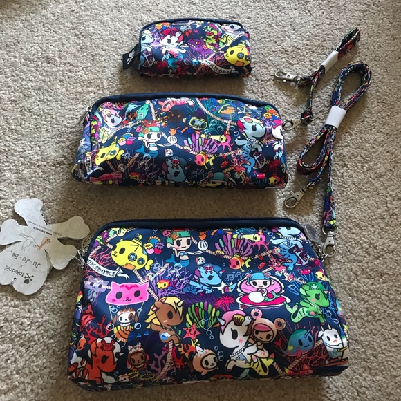 BNWT Ju Ju Be x Tokidoki Sea Punk Be Set
